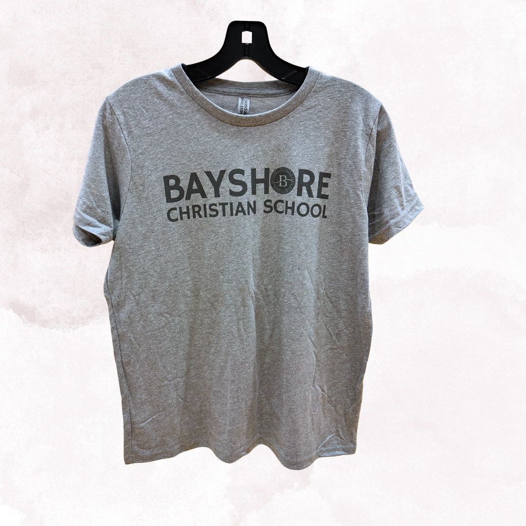 Grey Bayshore Christian School Shirt