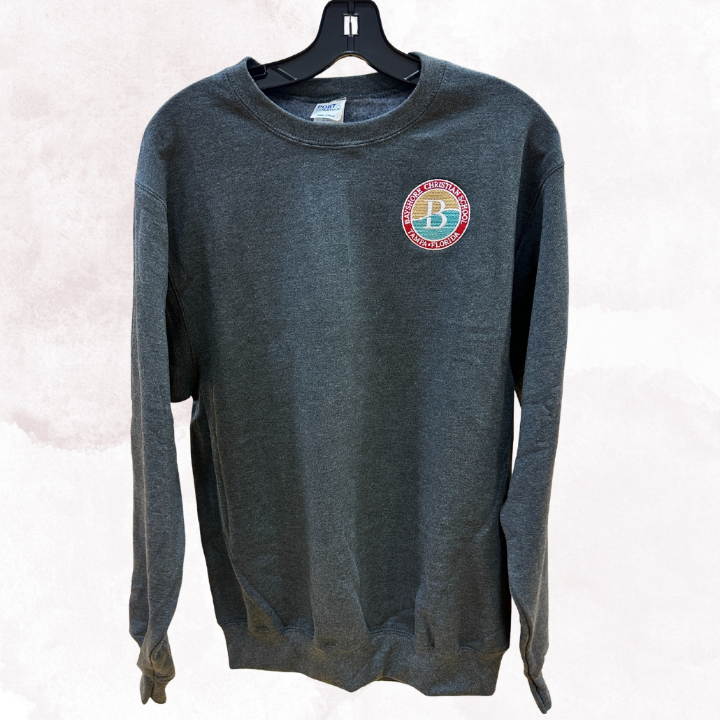 *Uniform* Embroidered  Crewneck Sweatshirt