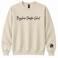 Embroidered Faith Warrior Sweatshirt (Cream)