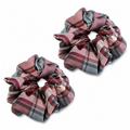 Plaid Scrunchies (Bhavna Kanakia)