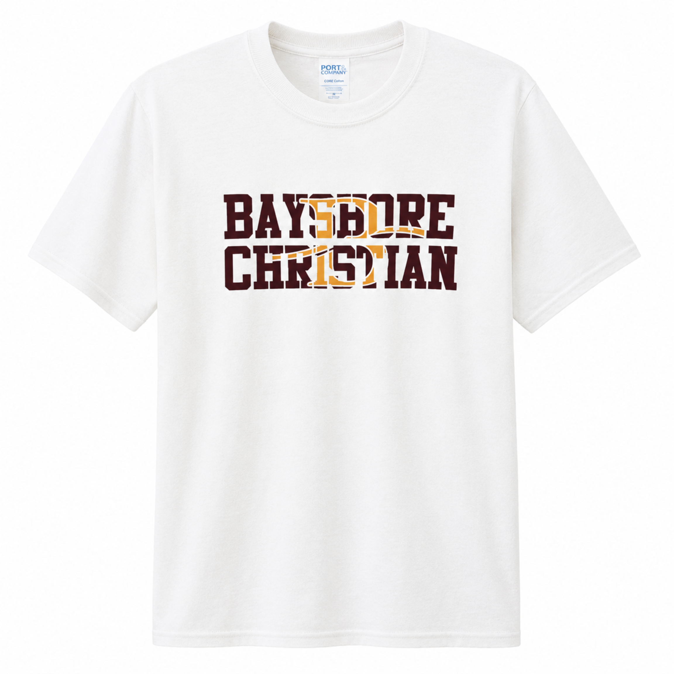 White Bayshore "B" T-Shirt