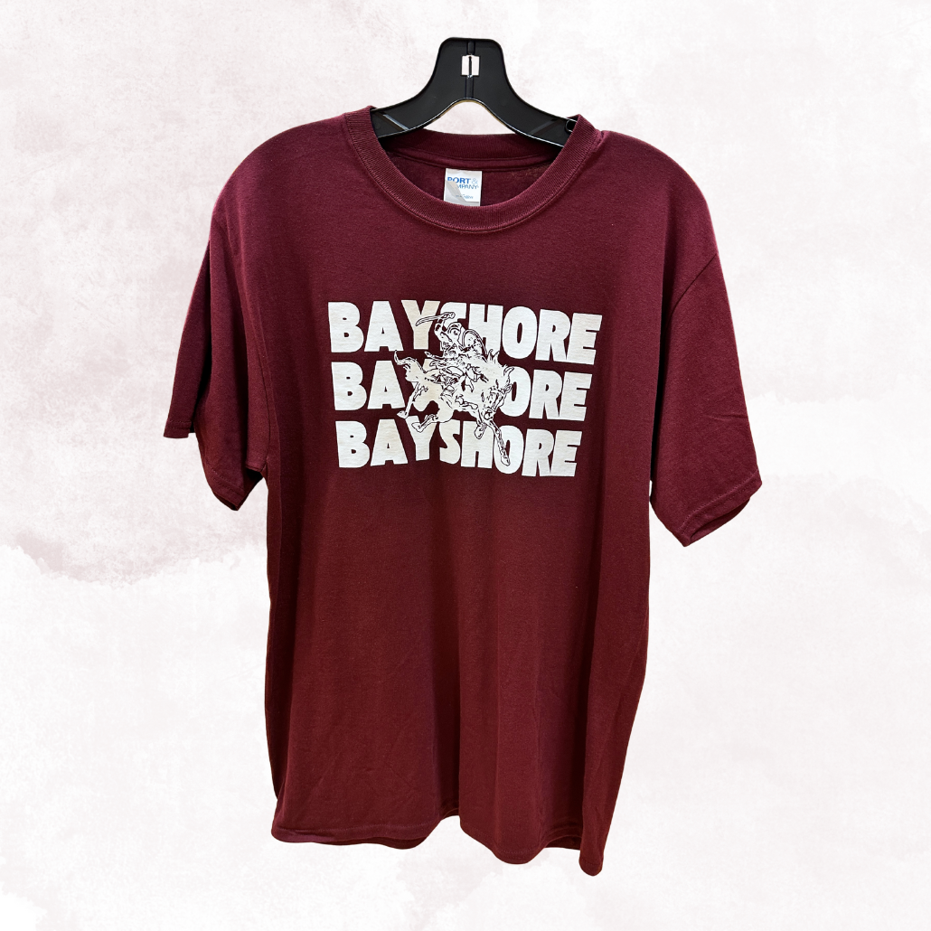 Maroon Bayshore x3 T-Shirt