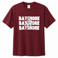 Maroon Bayshore x3 T-Shirt
